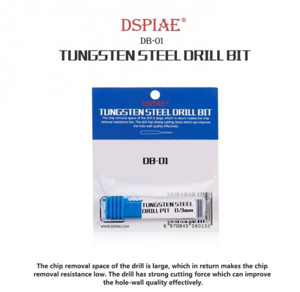 DSPIAE DB-01 2.8mm Tungsten Steel Drill Bit / Wiertło ze stali wolframowej
