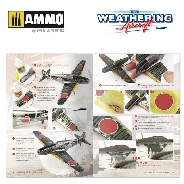 AMMO of Mig Jimenez 5217 The Weathering Aircraft Issue 17. DECALS &amp; MASKS (English)