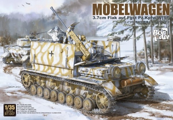 Border Model BT-007 Mobelwagen 3.7cm Flak auf Fgst. Pz.Kpfw. IV (Sf) 1/35