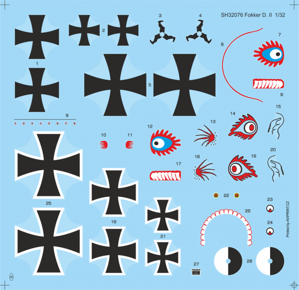 Special Hobby 32076 Fokker D. II Grunzweigs Planes 1/32