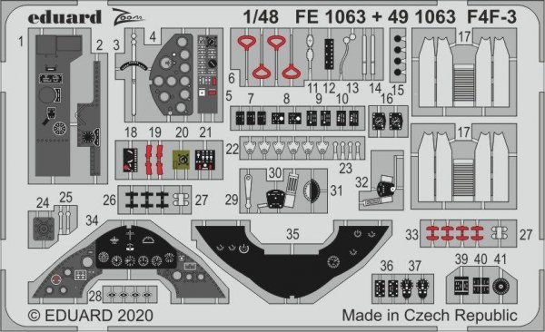 Eduard FE1063 F4F-3 1/48 HOBBY BOSS