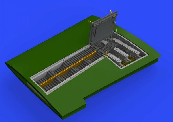 Eduard 648397 P-51D gun bays AIRFIX 1/48