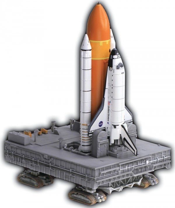 Dragon 11023 Space Shuttle with Crawler Transporter Launching Pad 1/400