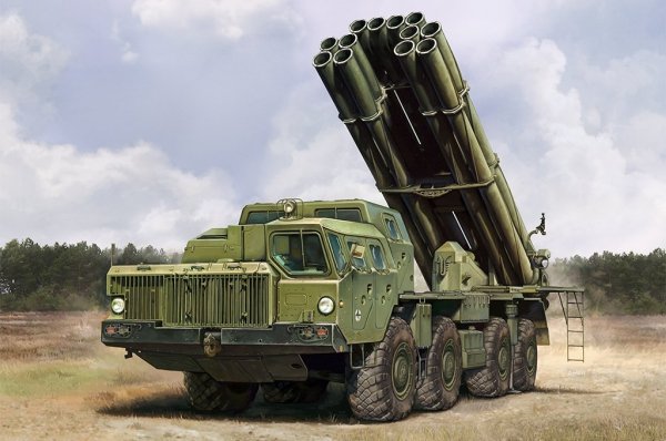 Hobby Boss 82940 Russian 9A52-2 Smerch-M Multiple Rocket Launcher of RSZO 9k58