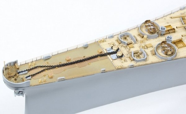 Pontos 37026FB USS BB-63 Missouri 1945 Advanced Detail Up Set (Deck Blue 20B stained wooden deck) (1:350)