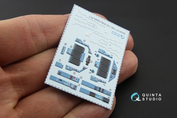 Quinta Studio QD48157 Yak-130 3D-Printed coloured Interior on decal paper (for KittyHawk kit) 1/48