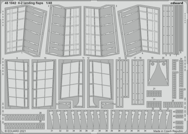 Eduard 481042 Il-2 landing flaps ZVEZDA 1/48