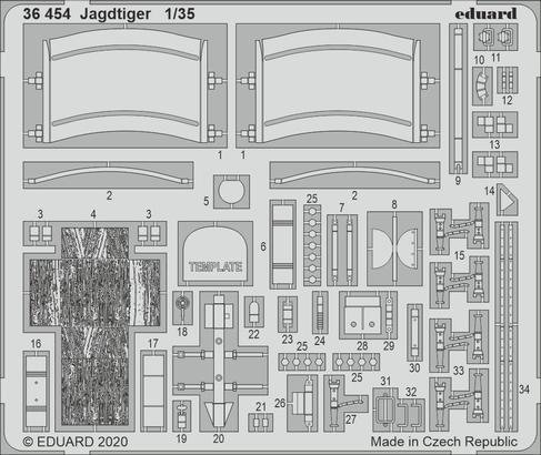 Eduard 36454 Jagdtiger Takom 1/35