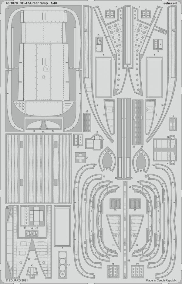 Eduard 481070 CH-47A rear ramp HOBBY BOSS 1/48