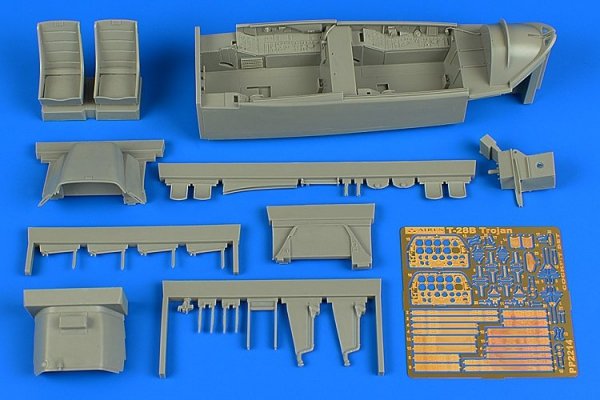 Aires 2214 T-28B Trojan cockpit set - trainer version 1/32 KITTY HAWK