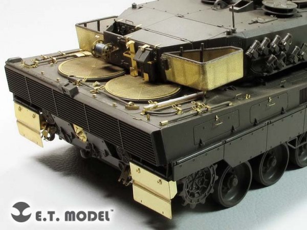 E.T. Model EA35-115 German Leopard 2 A5/6 MBT Engine &amp; Turret Rack Grills For TAMIYA Kit 1/35