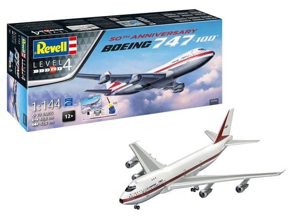 Revell 05686 Boeing 747-100 50th Anniversary 1/144