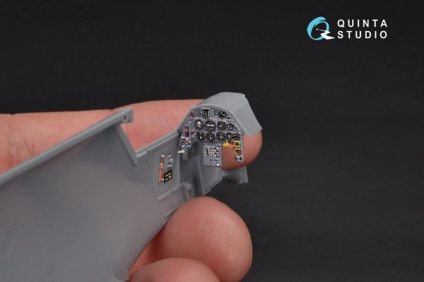 Quinta Studio QD48104 Bf 109G-6 3D-Printed &amp; coloured Interior on decal paper (for Zvezda kit) 1/48