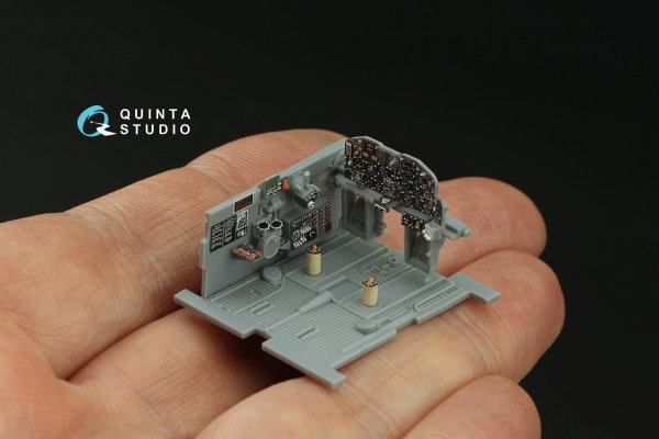Quinta Studio QD48434 P-47D-25 Thunderbolt 3D-Printed coloured Interior on decal paper (Miniart) 1/48