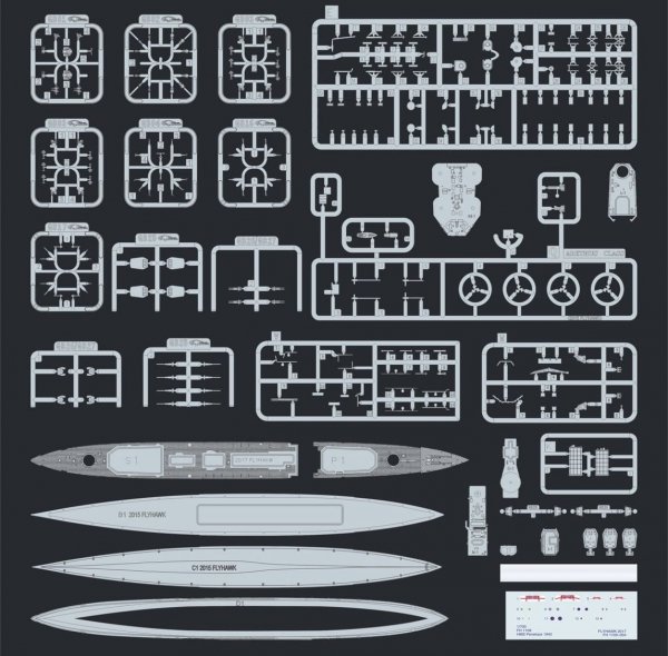 FlyHawk Model FH1109s HMS Penelope 1940 - Deluxe Edition 1/700