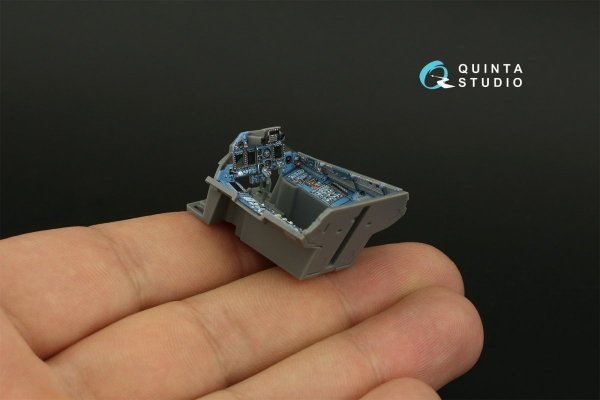 Quinta Studio QD48320 Su-30SM 3D-Printed &amp; coloured Interior on decal paper (GWH) 1/48