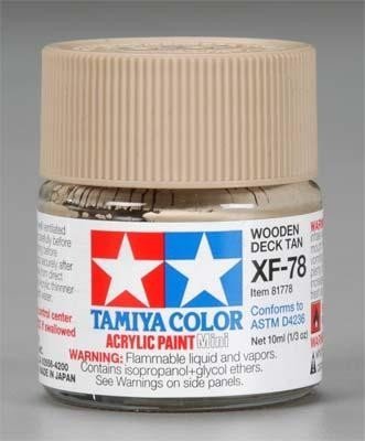 Tamiya XF78 Wooden Deck Tan (81778) Acrylic paint 10ml