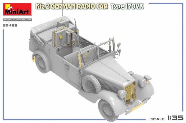 MiniArt 35488 Kfz.2 GERMAN RADIO CAR TYPE 170VK 1/35