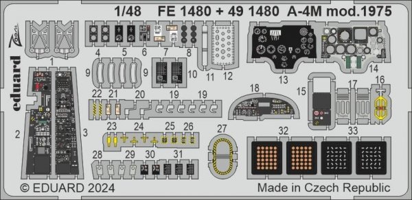 Eduard FE1480 A-4M mod. 1975 MAGIC FACTORY 1/48