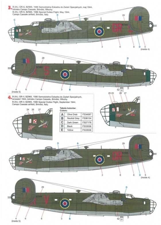 Techmod 72163 B-24 Liberator 1/72