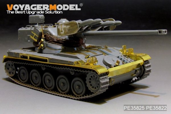 Voyager Model PE35825 Modern French AMX-13/75 w/SS-11 ATGM light tank basic (smoke discharger, Atenna base Include）For TAKOM 2038 1/35