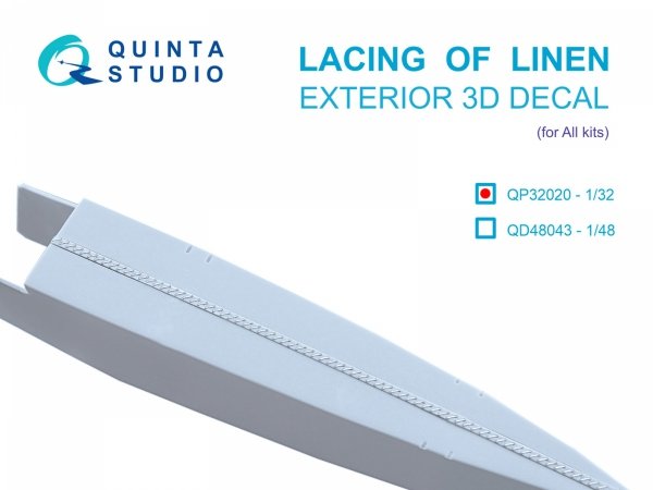 Quinta Studio QP32020 Lacing of linen (All Kits) 1/32