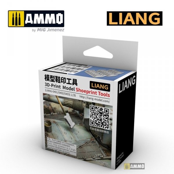 Liang 0402 3D-print Model Shoeprint Tools Modern War ( IDF ) 1/35