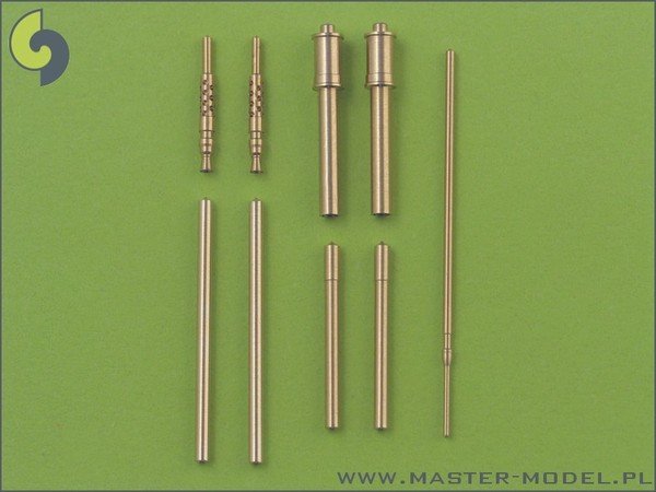 Master AM-48-018 Fw 190 A6 armament set (MG 17 barrel tips, MG 151 barrels, MG 151 fairings) &amp; Pitot Tube (1:48)