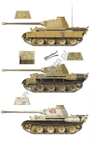 Kagero 15031 Pz.Kpfw. V Panther In Attack &amp; Defence (kalkomania) PL/EN