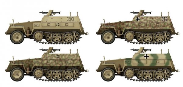 Das Werk DW35029 le.SPW Sd.Kfz.250/1 Ausf.B (neu) 1/35