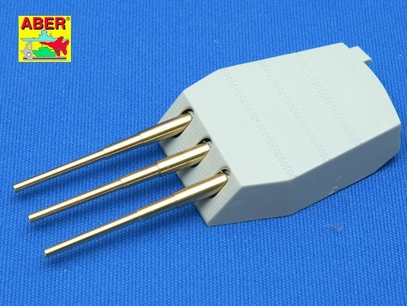 Aber 350L-05 Set of 9pcs 406mm long barrels for US ships for turrets without antiblast covers: North Carolina, Washington (1:350)