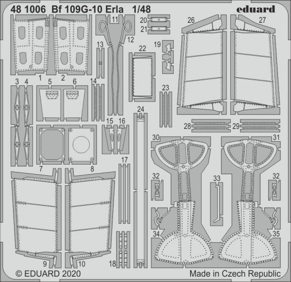 Eduard 481006 Bf 109G-10 Erla for EDUARD 1/48