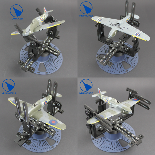 Miju Models JIG-AIR-L-FULL Duży statyw lotniczy Full Set / Large Full Set Aircraft Tripod