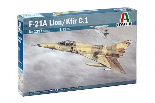 Italeri 1397 F-21A LION/KFIR C.1 (1:72)