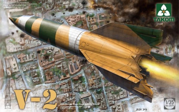 TAKOM 2075 V-2 WWII German Single Stage Ballistic Missile 1:35