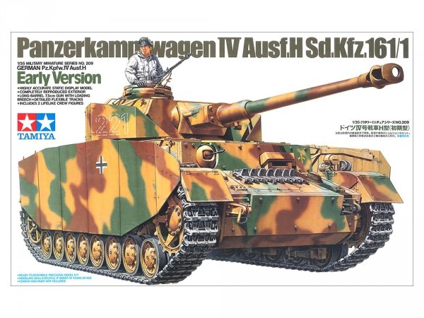 Tamiya 35209 German Pz.Kpfw.IV Ausf.H Early Version (1:35)