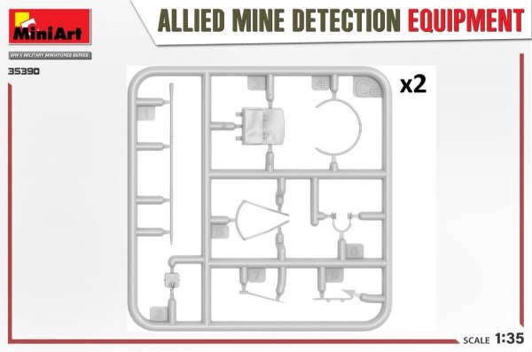 MiniArt 35390 ALLIED MINE DETECTION EQUIPMENT 1/35