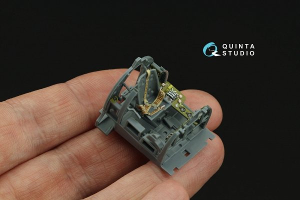 Quinta Studio QD48477 A6M3 Zero 3D-Printed coloured Interior on decal paper (Eduard) 1/48