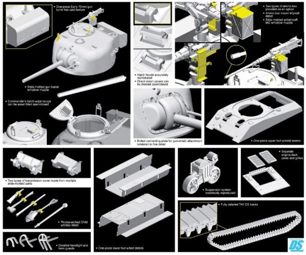 Dragon 6573 Sherman III DV, Early Production (1:35)