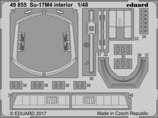 Eduard 49855 Su-17M4 interior HOBBY BOSS 1/48