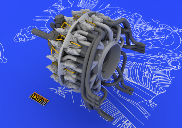 Eduard 648056 R-2800-10 engine 1/48 (Eduard)