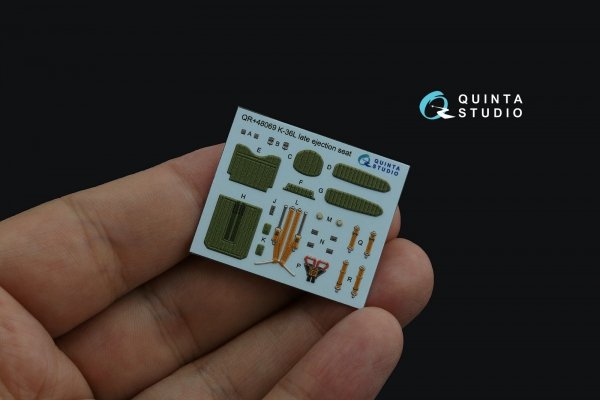 Quinta Studio QR+48069 K-36L (late) ejection seat (for Su-25/Su-25SM aircraft since 2008) (All kits) 1/48