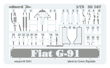 Eduard SS167 Fiat G-91 1/72 REVELL