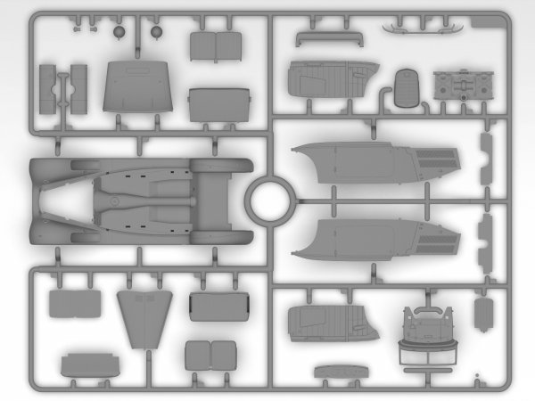 ICM 35543 Typ 320 (W142) Cabriolet B German Passenger Car 1/35