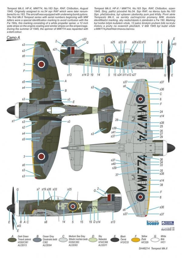 Special Hobby 48214 Tempest Mk.II Hi-Tech 1/48