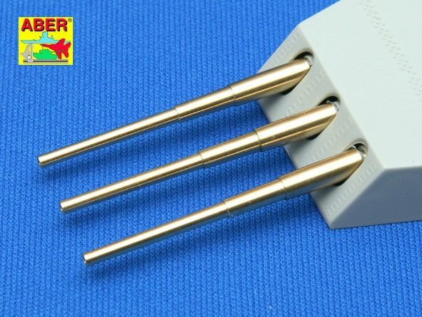 Aber 350L-05 Set of 9pcs 406mm long barrels for US ships for turrets without antiblast covers: North Carolina, Washington (1:350)