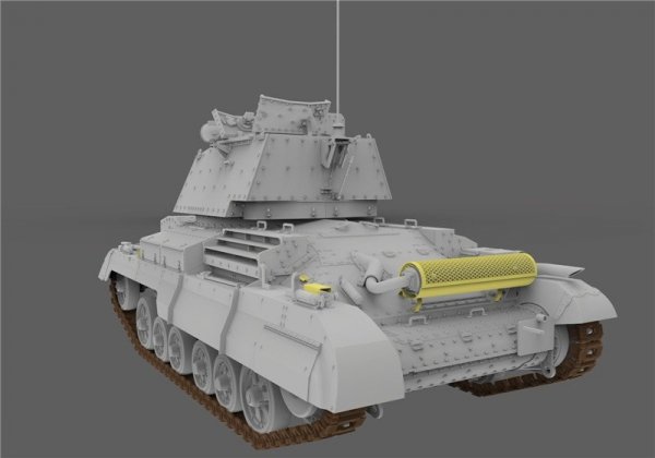Gecko Models 35GM0005 KREUZER PZ.PKFW.MK.II,742(e),(A10) W/ INTERIOR (1:35)