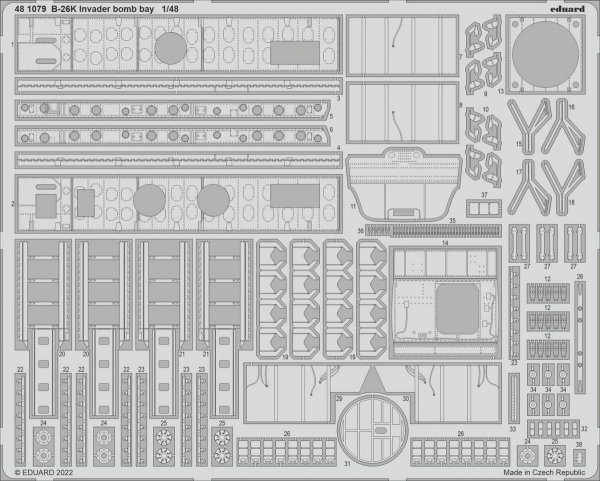 Eduard BIG49326 B-26K Invader ICM 1/48