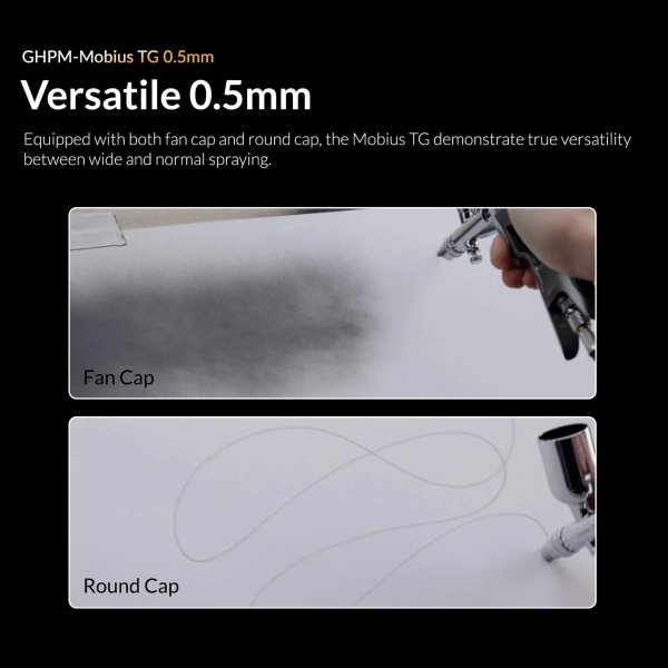 Gaahleri 44070 Premium Series GHPM-Mobius TG 0,5 mm Airbrush