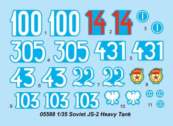 Trumpeter 05588 Soviet JS-2 Heavy Tank 1/35